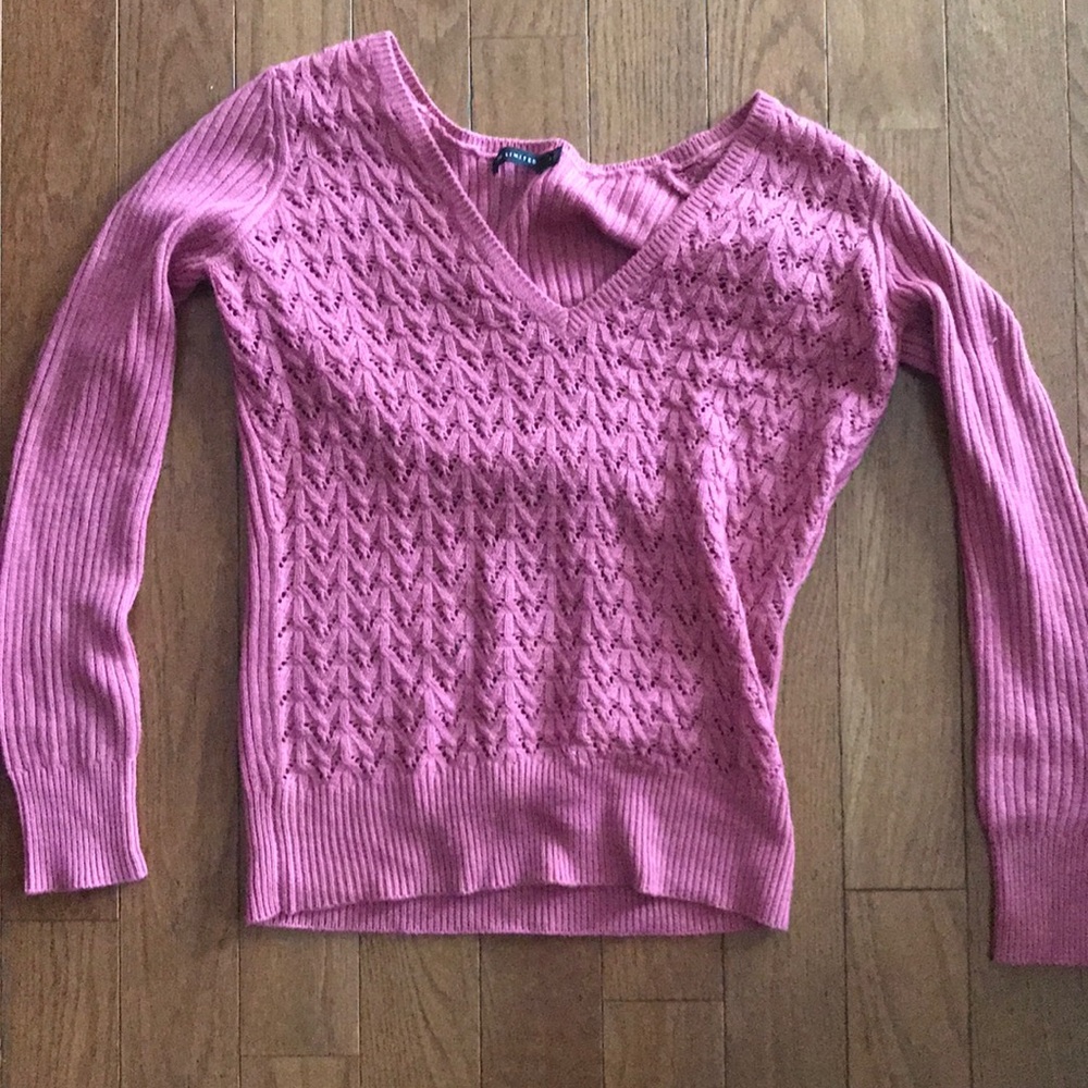 The Limited pink sweater